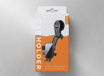 Universal 360° Car Phone Holder – Strong Suction Dashboard & Windshield Mobile Mount